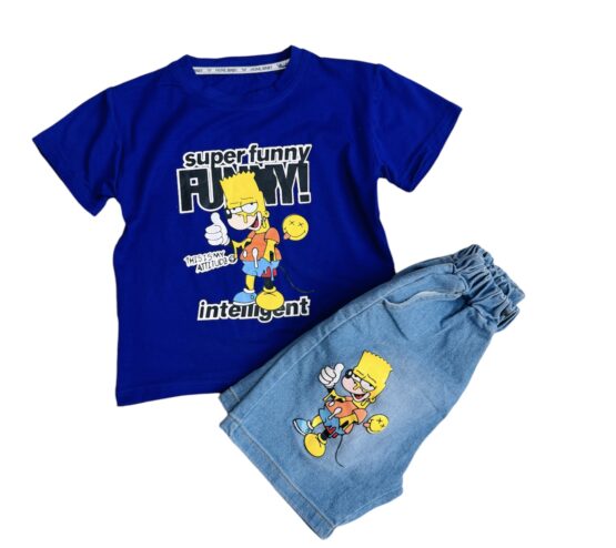 Baby Boy Shirt & Jeans Short Outfit